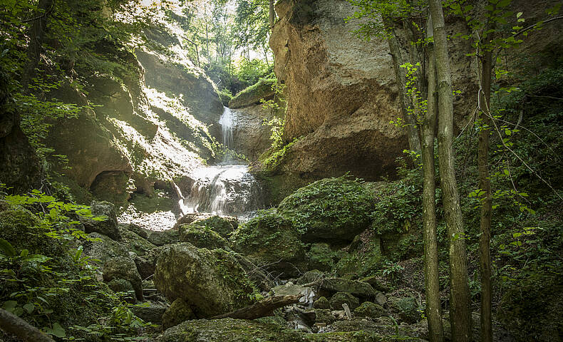 Wasserfall in Ebenthal bei Klagenfurt am Wörthersee