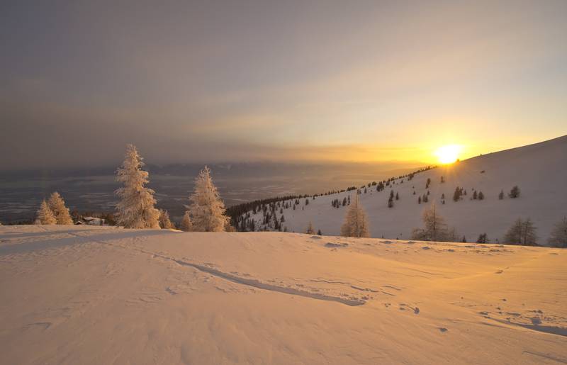 Winterlandschaft Gerlitzen Alpe