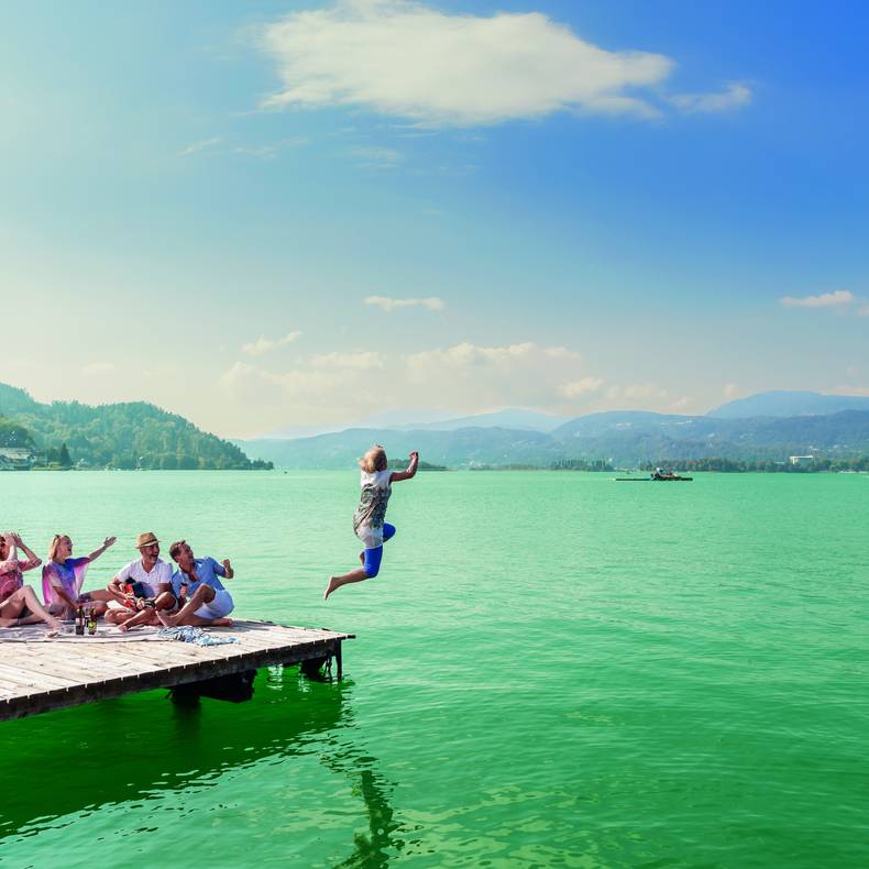 Picknick am See - Geschmack der Kindheit