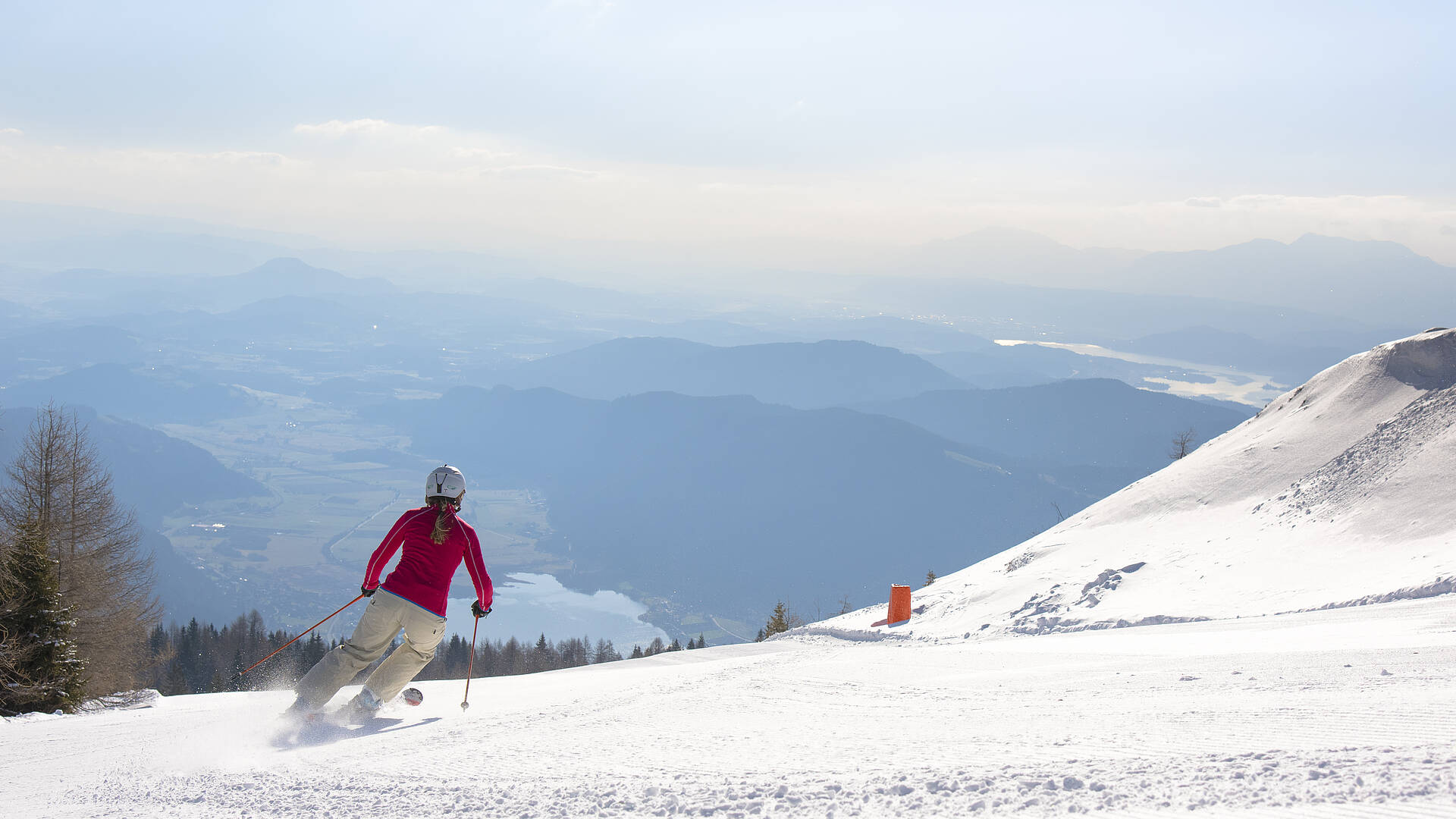 Sonnenskilauf auf der Gerlitzen Alpe