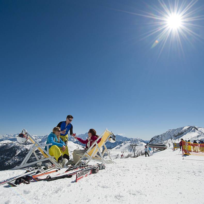 Nassfeld Sonnenskilauf