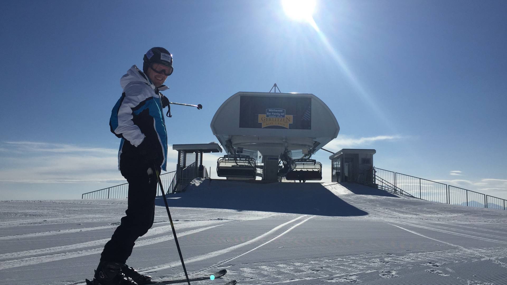 Ski und Golf, Skifahren auf der Gerlitzen