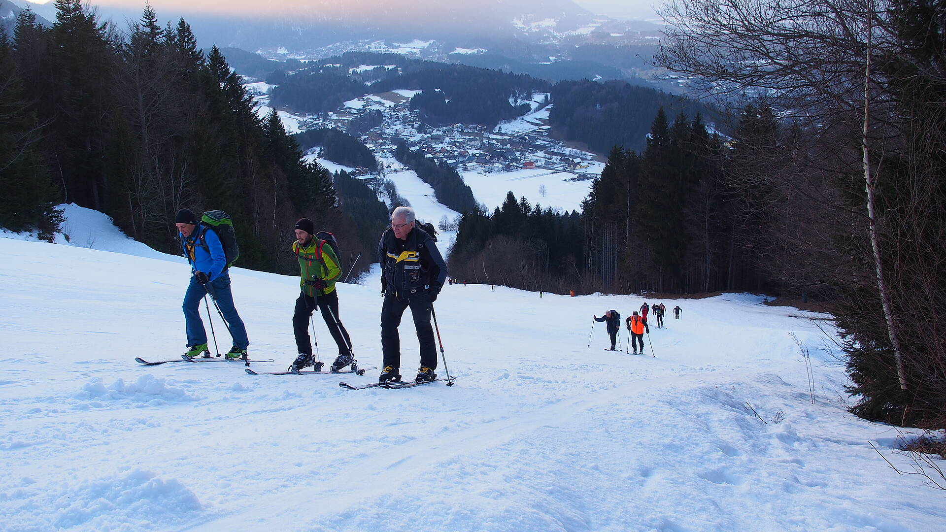 Arnoldstein Skitour aufs Dreiländereck