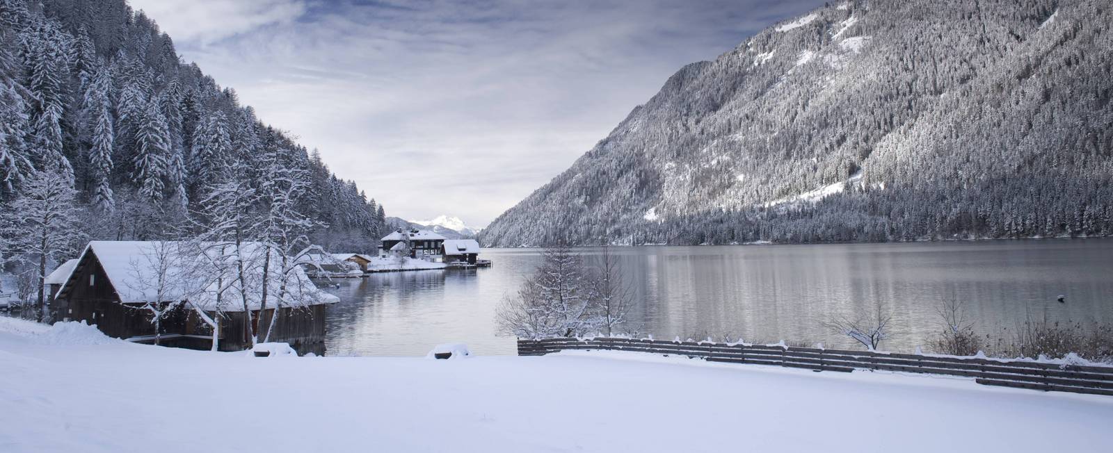 Weissensee Winterlandschaft