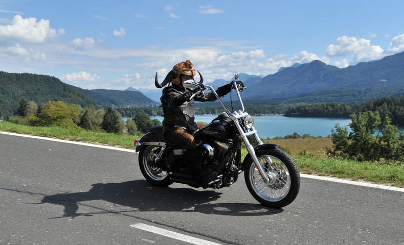 Harley am Faaker See