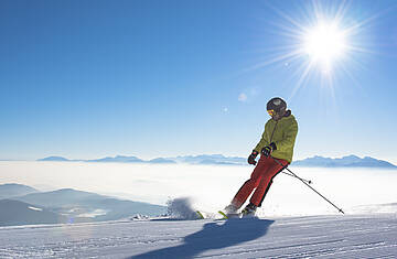 Skifahren auf der Gerlitzen 