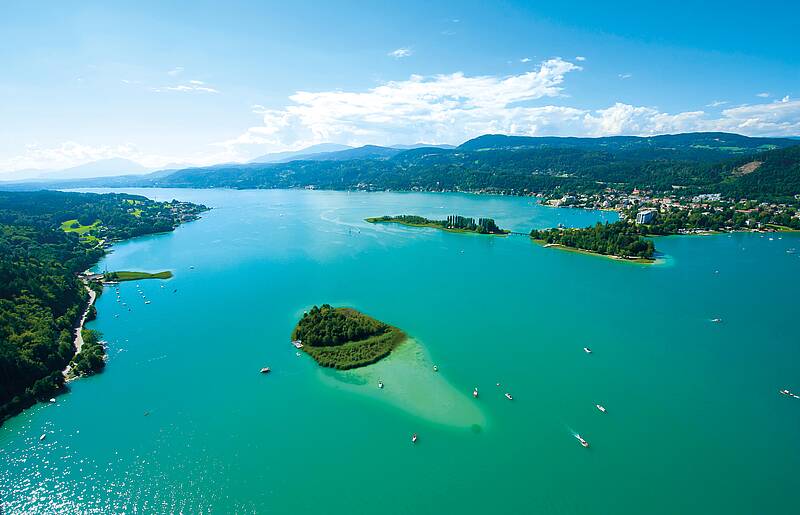 Wörthersee mit seinen wunderbaren Blautönen