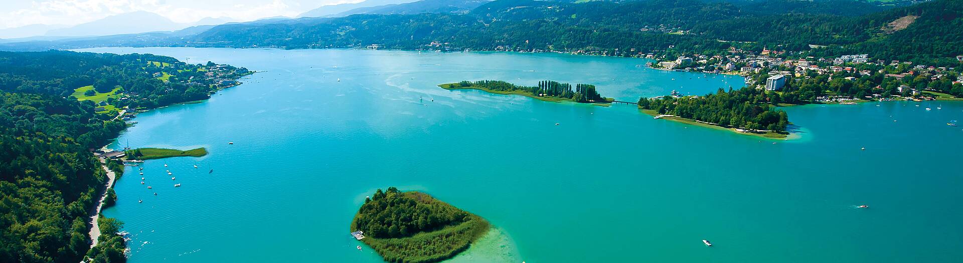 Wörthersee mit seinen wunderbaren Blautönen