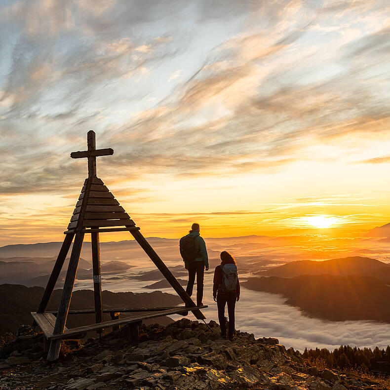 Wandern auf der Gerlitze im Herbst