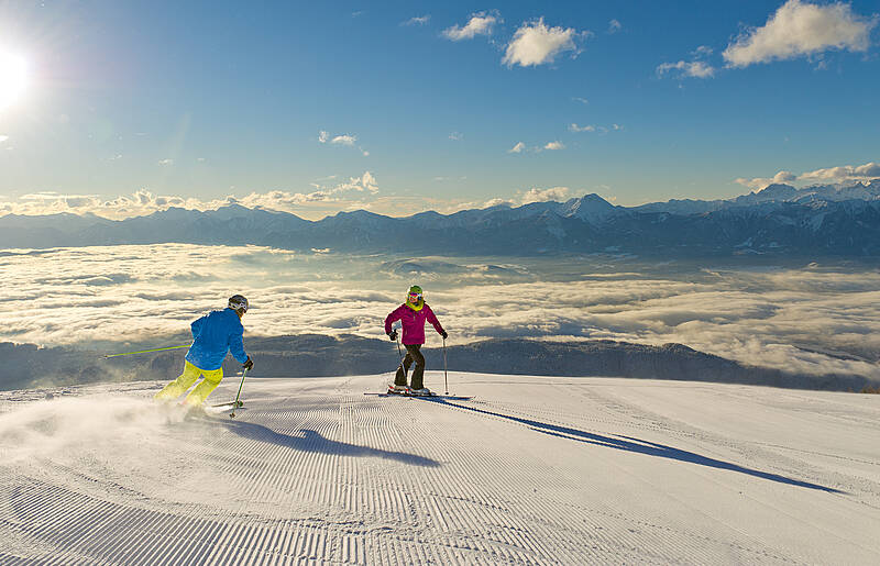 Gerlitzen Alpe Skifahren 