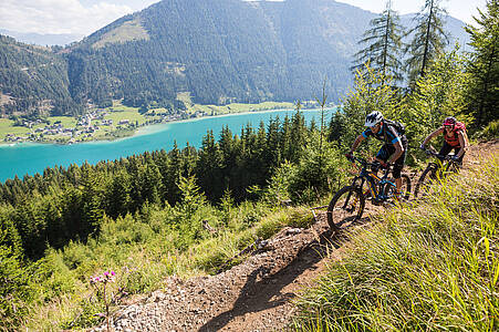 Obszar rowerowy Weissensee