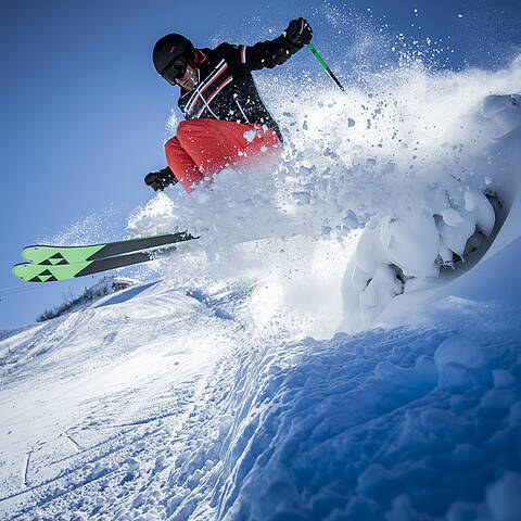 Nassfeld Freeride Skifahren