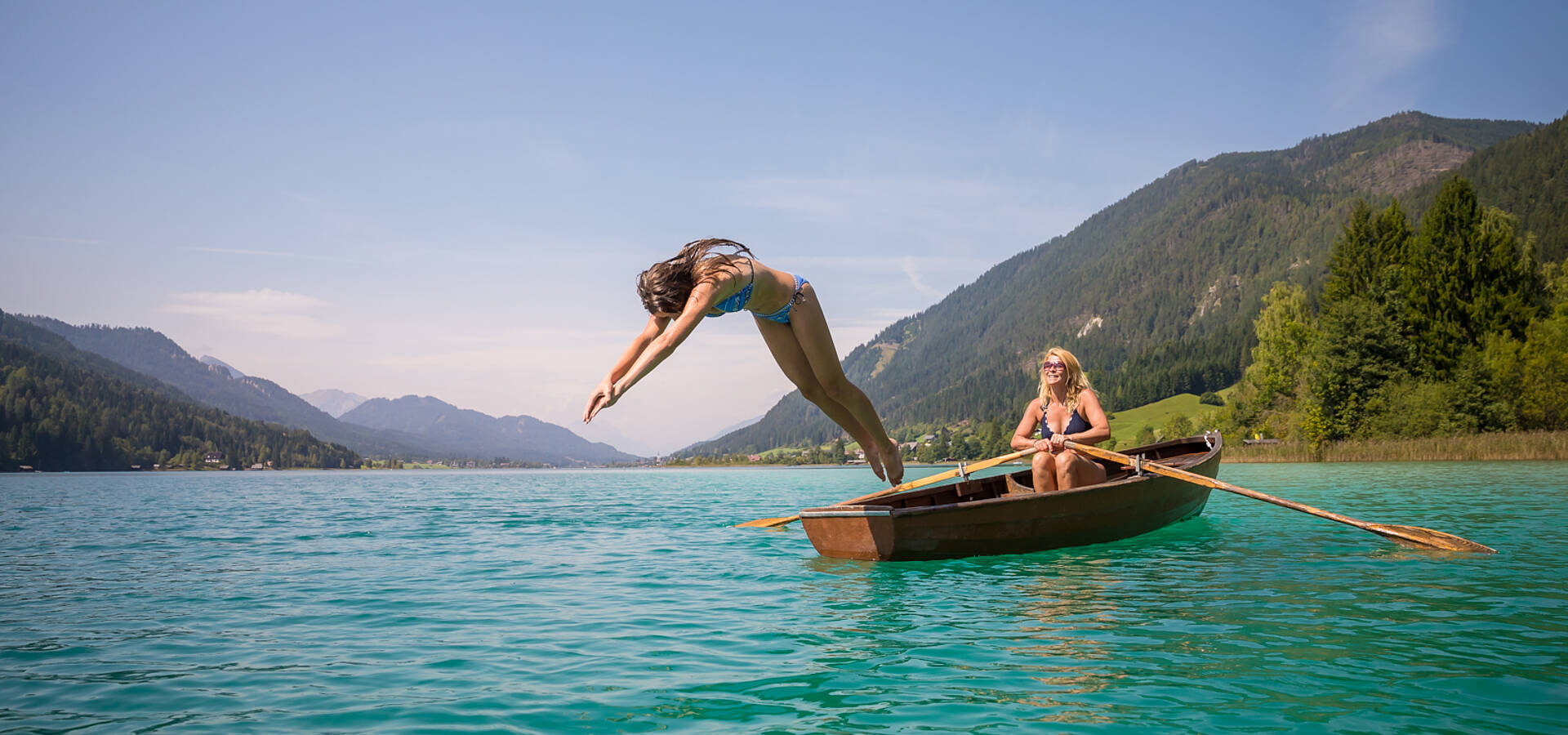 Region Weissensee Sprung ins Wasser