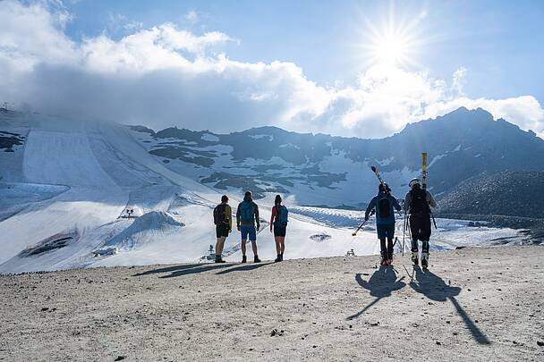 Mölltaler Gletscher Sonnenskilauf 