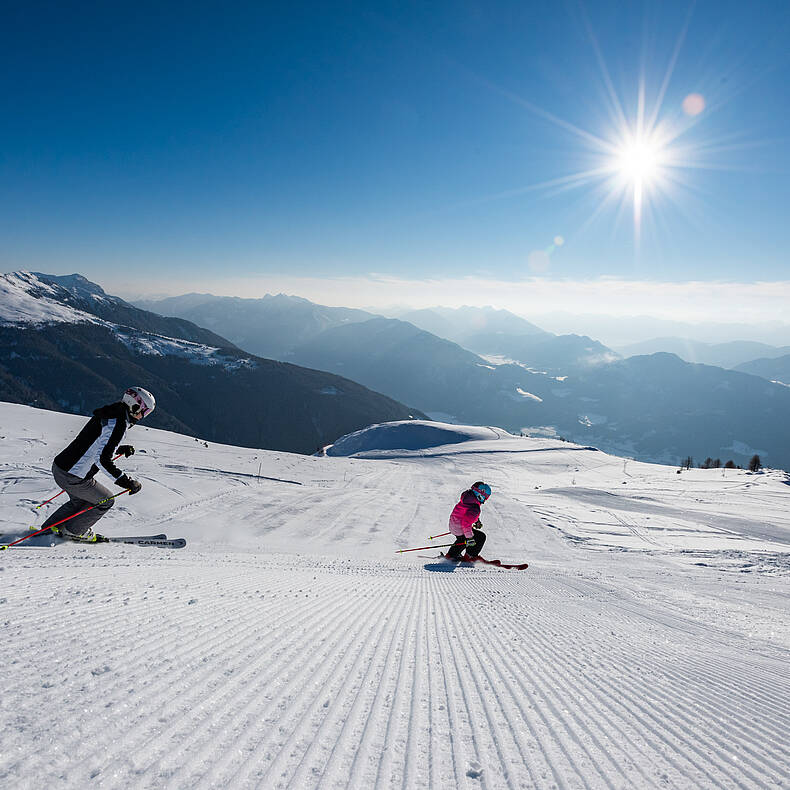 Skifahren im Drautal mit der Familie