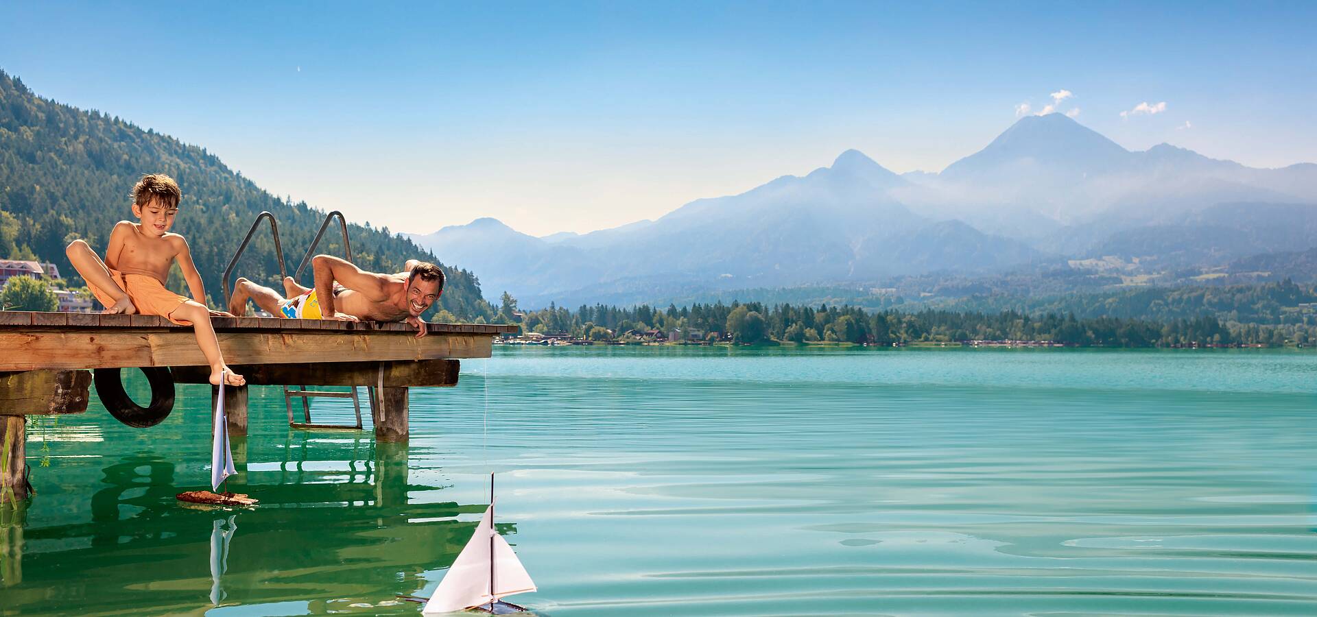 Badespass Faaker See Region Villach c Kaernten Werbung Martin Steinthaler