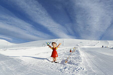 Kraina Heidi&acute;s Schneealm na Falkert. 