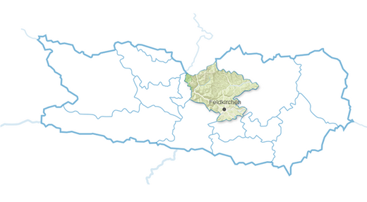 Nockberge Region map