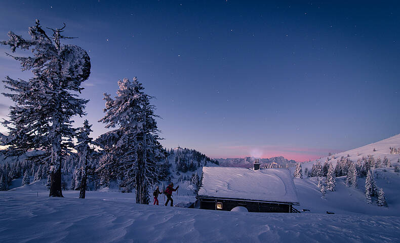 Dobratsch Wanderung in der Nacht