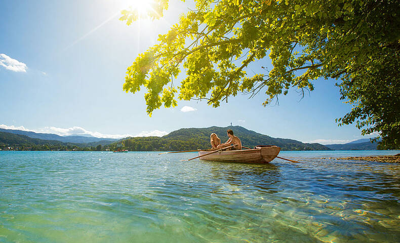 Ruderboot am Wörthersee