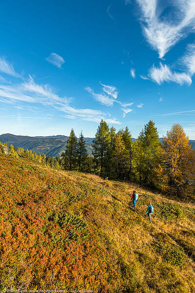 Wandern auf der Gerlitze im Herbst