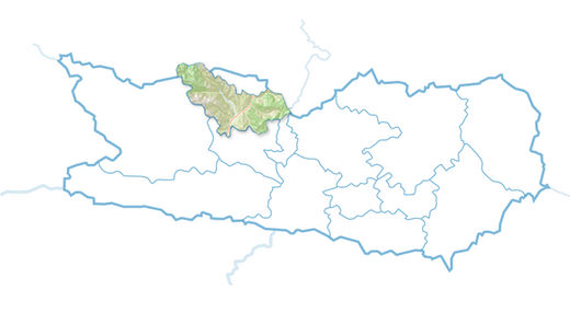 Liesermaltatal map